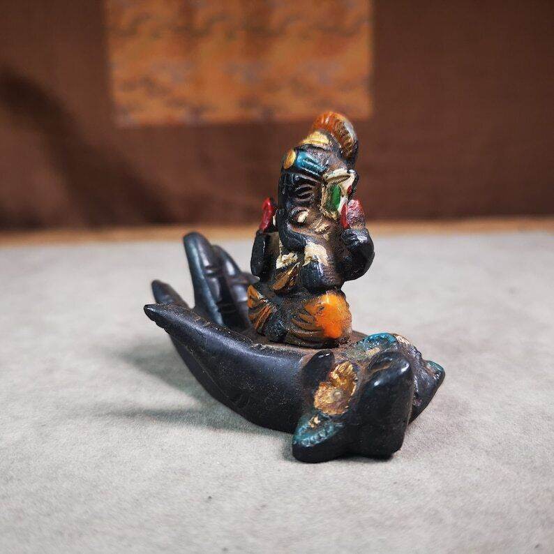 Statue,Ganesha Statue,Elephant God,Ganapati,Vinayaka - Tibetan Buddhist statue, view 7