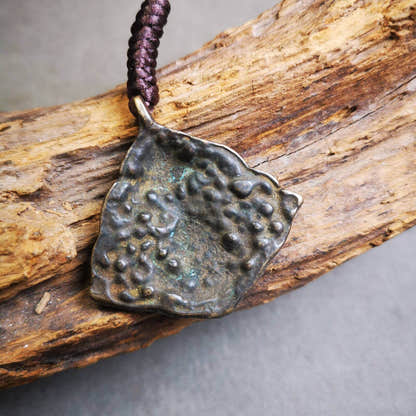 Buddhist Amulet, Vase and Golden Fish Badge,Thokcha - Tibetan Buddhist amulet, detailed view