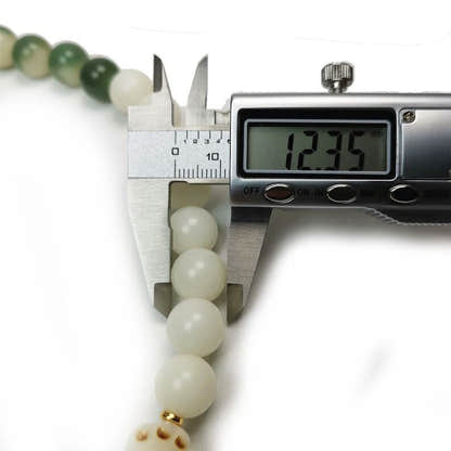 Wrist Mala, Bracelet Prayer Bead 16" Length - Tibetan Buddhist mala beads, size reference