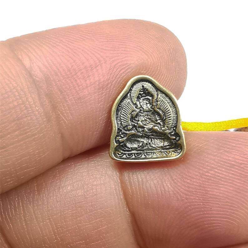 Mini Vajrasattva Tsa Tsa Mold Pendant - Tibetan Buddhist vajra, view 5