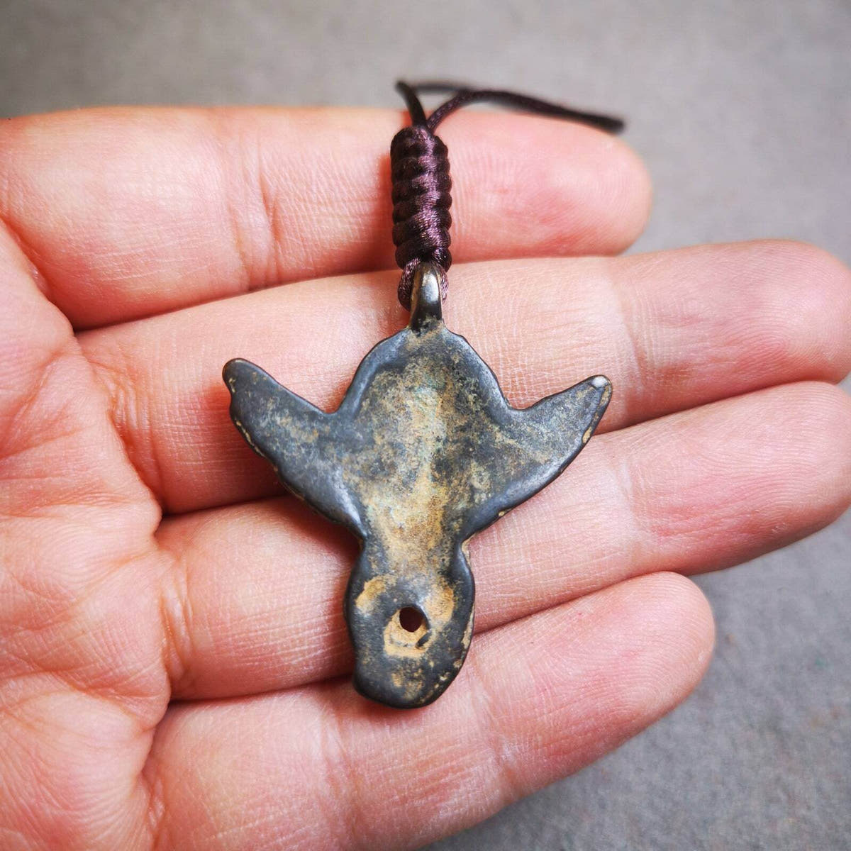 Buddhist Amulet Pendant,Garuda,Garula,Suparn Bird - Tibetan Buddhist amulet, view 5