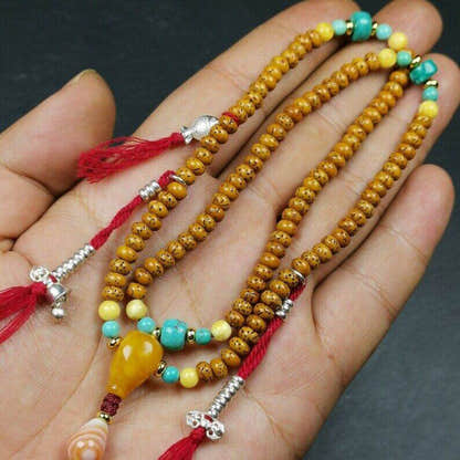 5mm Mini Size Lotus Seed Mala - Tibetan Buddhist mala beads, view 7