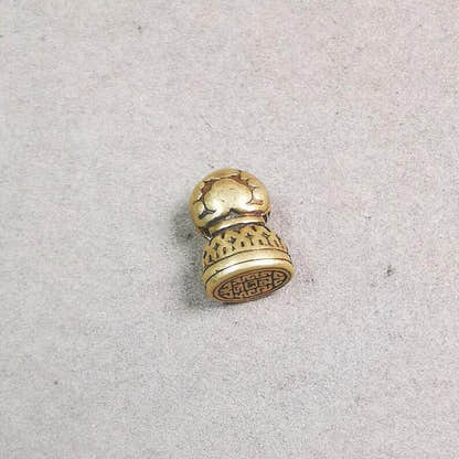 Amulet,Stupa Bead Pendant for Mala,Bag Hanging,Prayer Bead,0.5" - Tibetan Buddhist mala beads, view 7