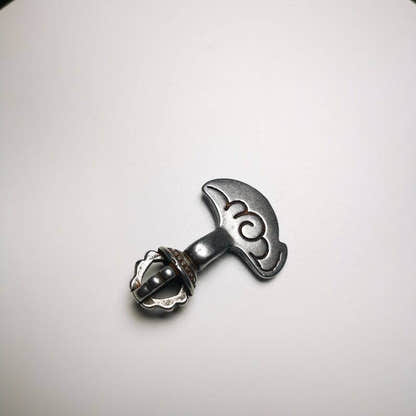 Amulet Pendant,Kartika knife of the dakinis - Tibetan Buddhist amulet, size reference