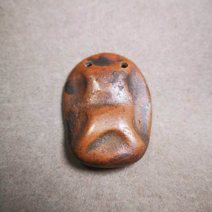 Citipati, Shmashana Adhipati - Tibetan tsa tsa mold, view 9