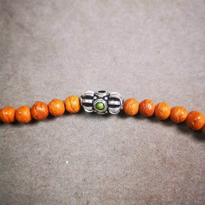 Amulet,Vajra Pendant for Mala,Bag Hanging,0.75" - Tibetan Buddhist mala beads, view 4