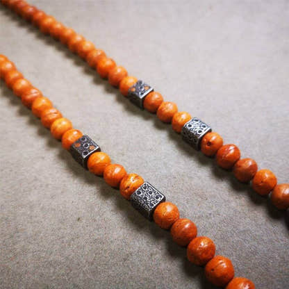 Mala Spacer Bead,Cold Iron Dice Marker Beads for Prayer Beads Necklace - Tibetan Buddhist mala beads, view 4