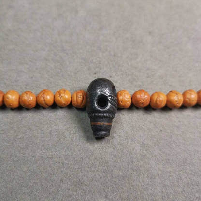 Mala Guru Bead, T-drilled 3-Hole Connector Bead - Tibetan Buddhist mala beads, view 4