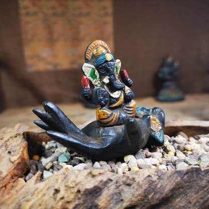 Statue,Ganesha Statue,Elephant God,Ganapati,Vinayaka - Tibetan Buddhist statue, detailed view
