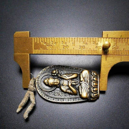 Amulet,Padmapani,Avalokitesvara - Tibetan Buddhist amulet, view 6