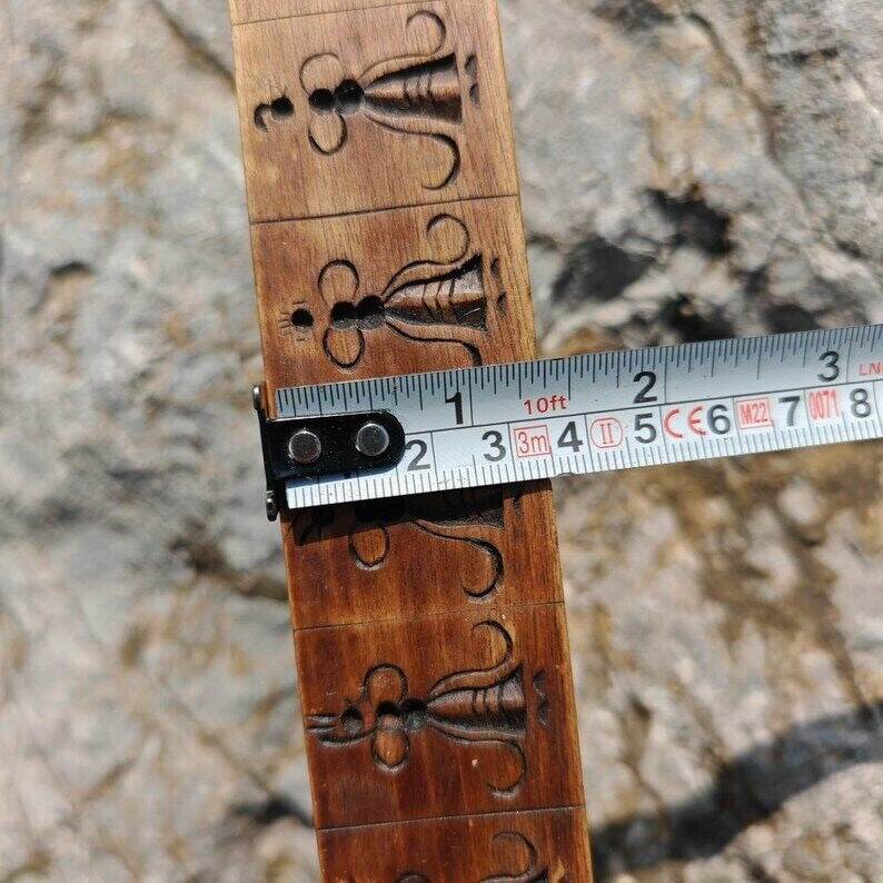 Zanpar Wooden Mold Stick - Tibetan Buddhist art, view 7