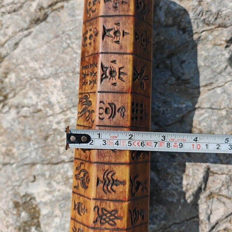 Zanpar Wooden Mold Stick - Tibetan Buddhist art, view 7