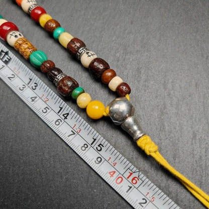 Mala Necklace - Prayer Beads,38cm Length - Tibetan Buddhist mala beads, view 7
