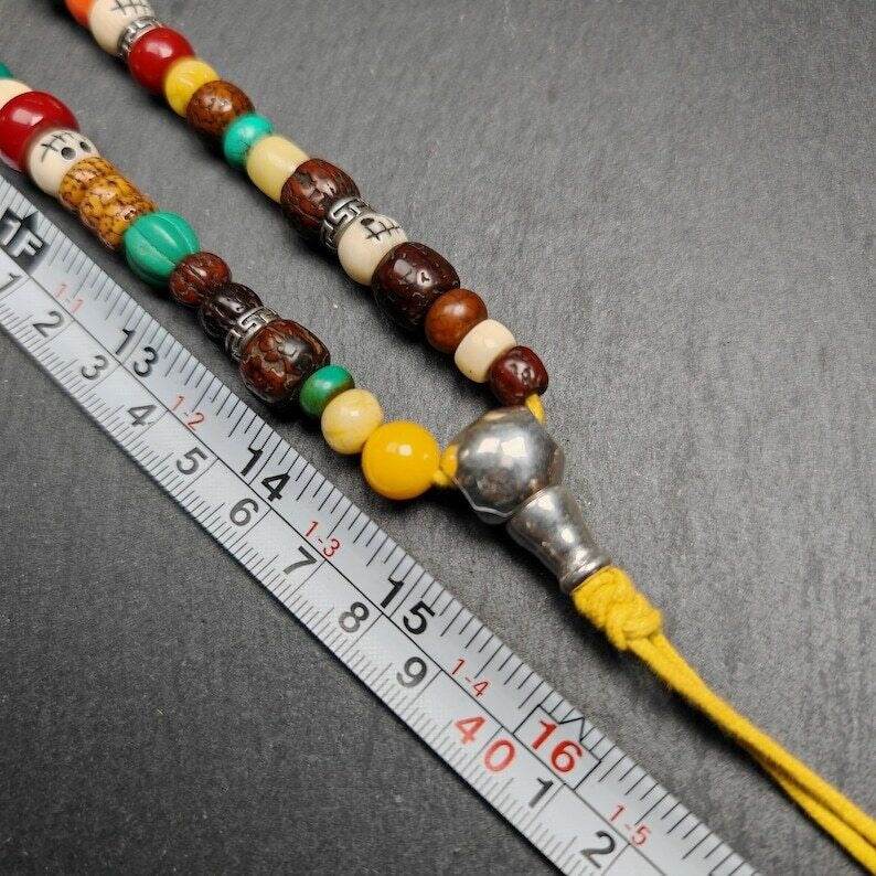 Mala Necklace - Prayer Beads,38cm Length - Tibetan Buddhist mala beads, view 7