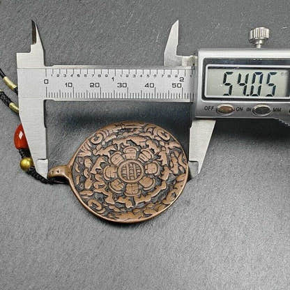 Calendar Amulet Sipaho Badge - Melong Mirror,45mm - Tibetan Buddhist amulet, view 7
