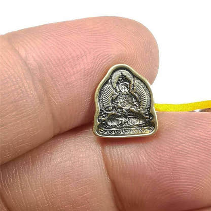 Mala Prayer Beads Pendant,Mini Vajrasattva Tsa Tsa Mold Pendant - Tibetan Buddhist mala beads, view 5
