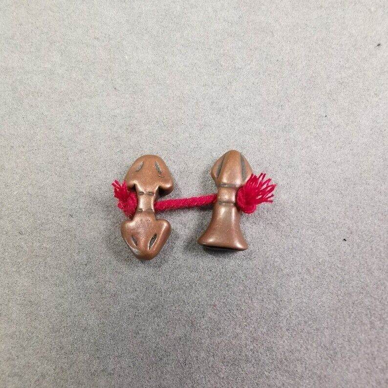Amulet Pendant,Mini Vajra and Dorje Bell, Mala Accessories - Tibetan Buddhist mala beads, size reference