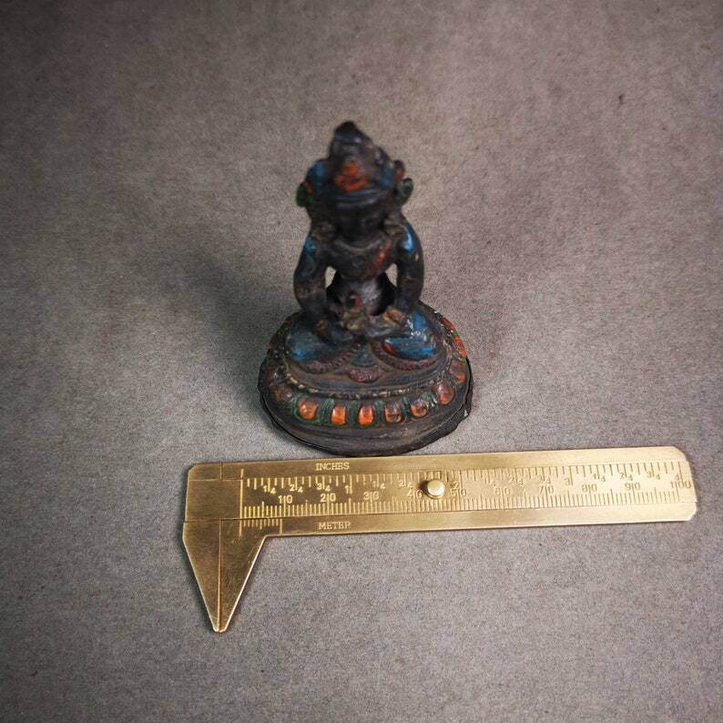 Statue,Amitayus,Buddha of Longevity,80 Years - Tibetan Buddhist statue, view 8