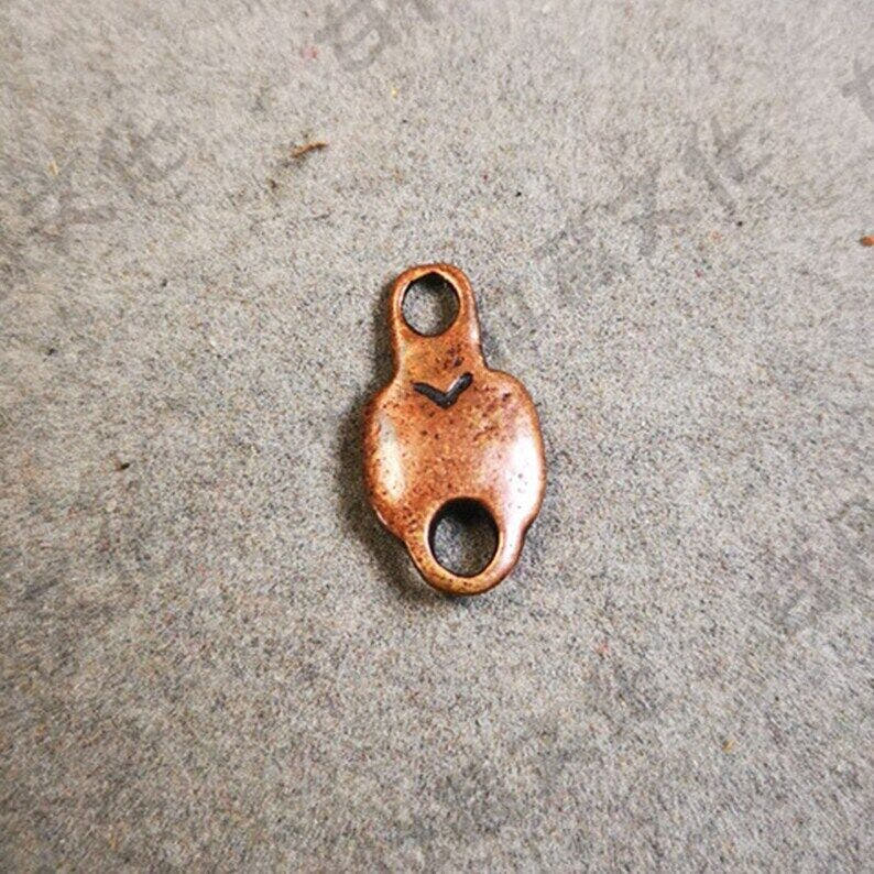 Mala Counter Pendant Connecting Ring 0.7" - Tibetan Buddhist mala beads, view 9