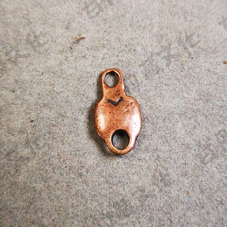 Mala Counter Pendant Connecting Ring 0.7" - Tibetan Buddhist mala beads, view 9