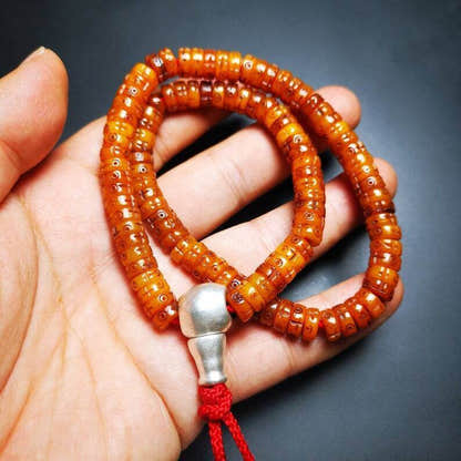 108 Mala Bracelet,8mm - Tibetan Buddhist mala beads, view 7