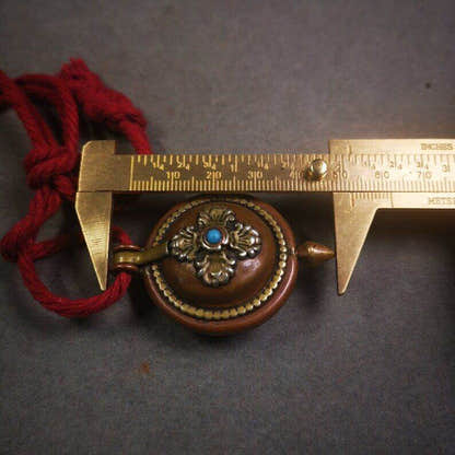 Acient Gau Ghau Shrine, Tibetan Buddhist Altar Amulet Pendant - Tibetan Buddhist amulet, view 6