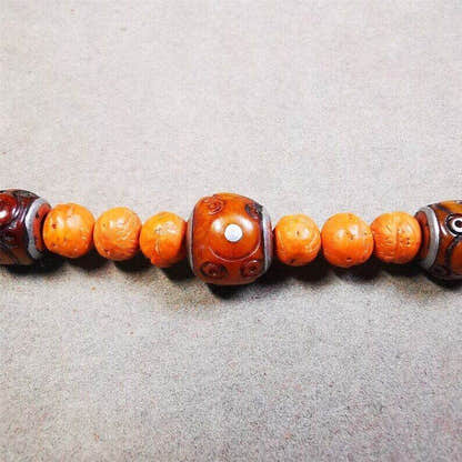 Mala Spacer Bead,Dice Marker Beads - Tibetan Buddhist mala beads, view 4