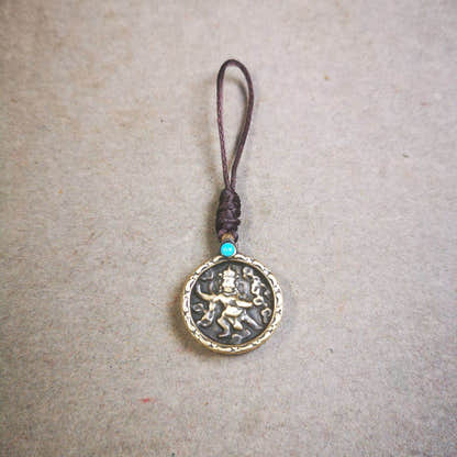 Buddhist Amulet,Bag Hanging, Garuda / Vajrapani - Tibetan Buddhist amulet, view 8