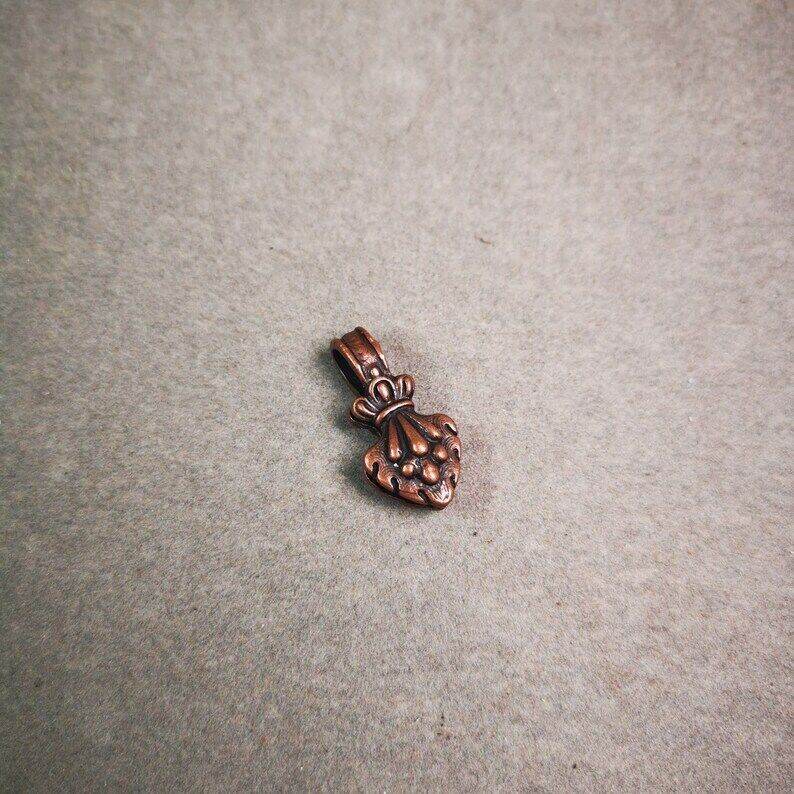Mala Counter Clip - Tibetan Buddhist mala beads, size reference