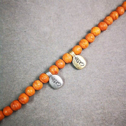 Mala Counter Clip,Hum Letter 0.67" - Tibetan Buddhist mala beads, view 4