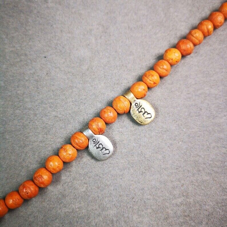 Mala Counter Clip,Hum Letter 0.67" - Tibetan Buddhist mala beads, view 4