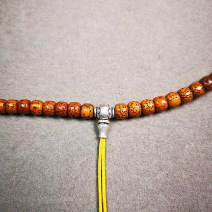 Guru Bead, T-drilled 3-Hole Bead - Tibetan Buddhist art, view 4