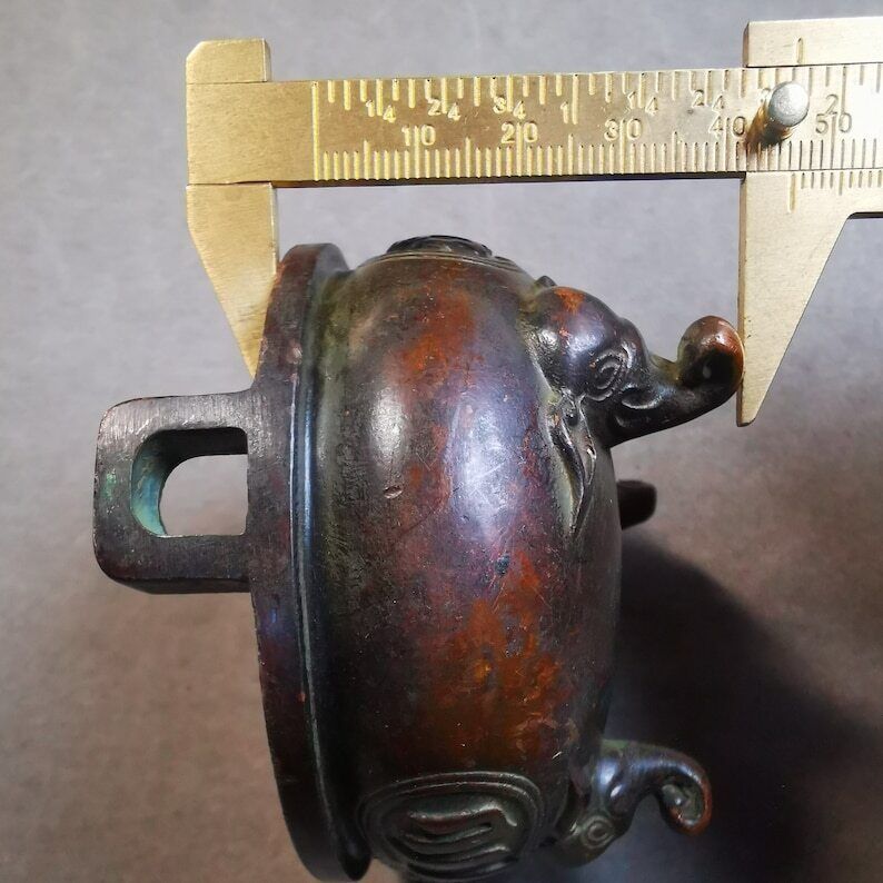 Censer,Amphora Incense Burner 1.81" - Tibetan Buddhist art, view 7