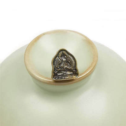 Mini Vajrasattva Tsa Tsa Mold Pendant - Tibetan Buddhist vajra, view 6