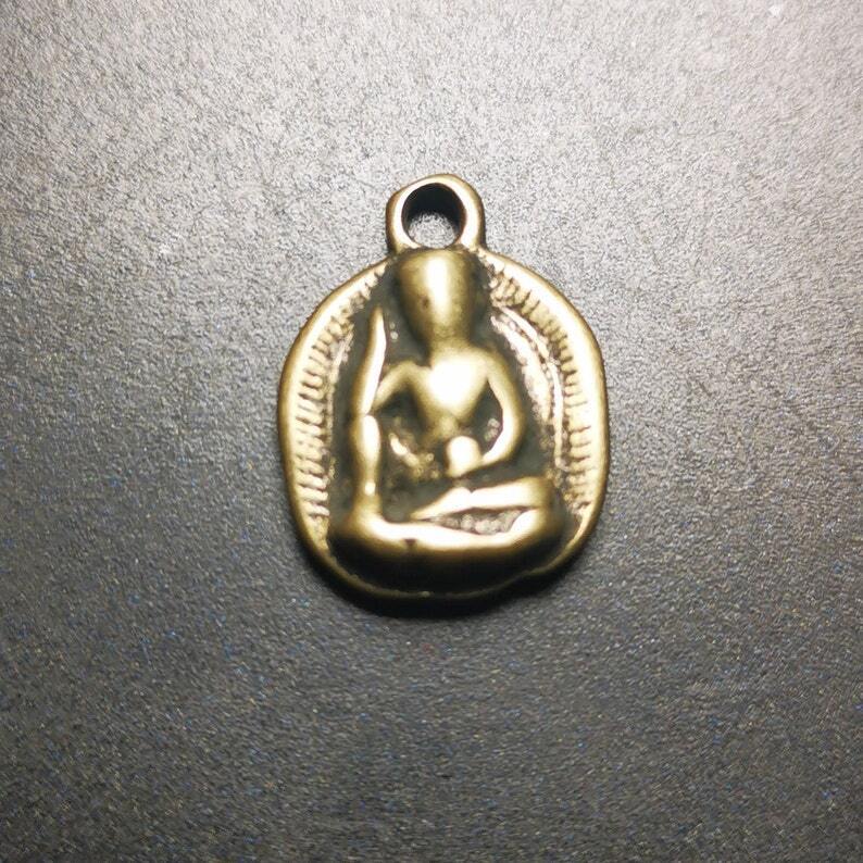 Amulet,Milarepa Pendant for Mala,Prayer Beads Accessories - Tibetan Buddhist mala beads, size reference