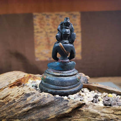 Statue,Amitayus,Buddha of Longevity,80 Years - Tibetan Buddhist statue, view 4