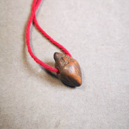 Old Tibetan Niang La Tsa Tsa Statue Amulet, Small Stupa,Pagoda Pendant - Tibetan Buddhist amulet, view 6