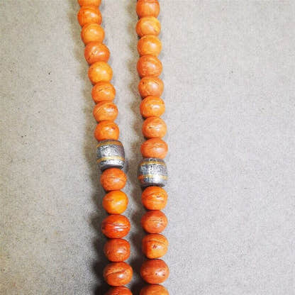 Mala Spacer Bead, Marker Beads 0.35" - Tibetan Buddhist mala beads, view 5