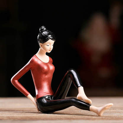 Ceramic Yoga Statues - Tibetan Buddhist statue, size reference