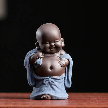 Purple Clay Maitreya Buddha Statues - Tibetan Buddhist statue, view 11