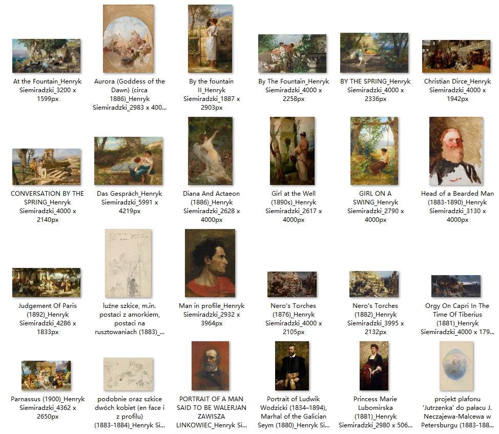 53 Painting Images by Henryk Siemiradzki Polish, 1843 – 1902 - Tibetan Buddhist thangka, front view