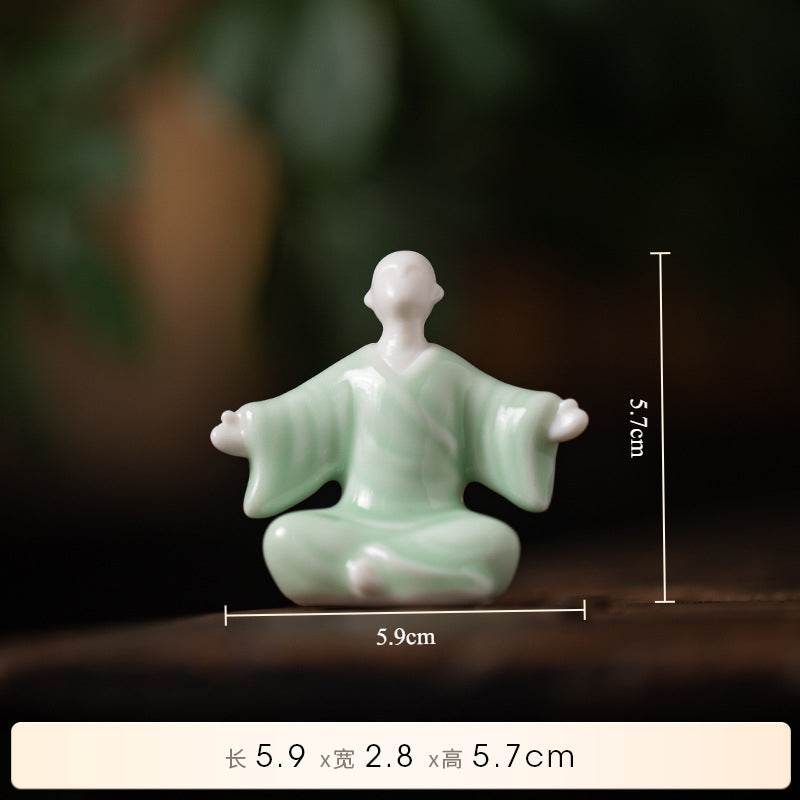 Ceramic Buddha Statues - Tibetan Buddhist statue, view 15