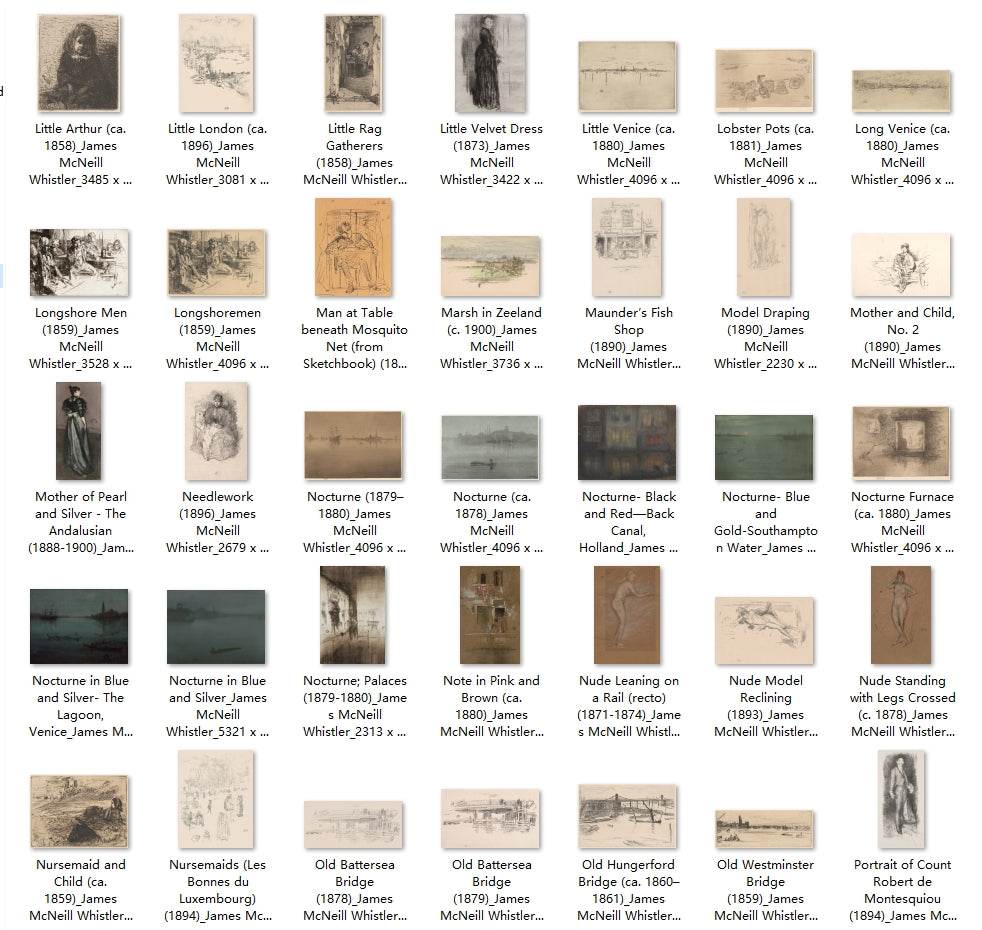 215 Painting Images by James McNeill Whistler American, 1834-1903 - Tibetan Buddhist thangka, close-up detail