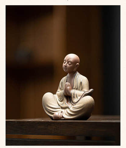 Ceramic Meditation Buddha Statue - Tibetan Buddhist statue, view 14
