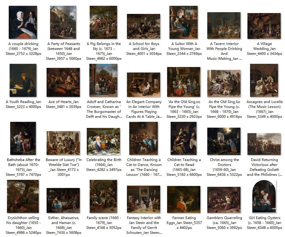 76 Painting Images by Jan Steen Dutch, 1626-1679 - Tibetan Buddhist thangka, front view