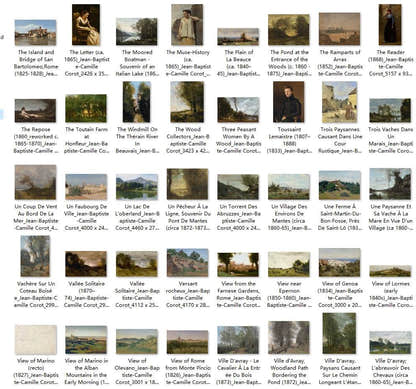 254 Painting Images by Jean-Baptiste-Camille Corot French, 1796 - 1875 - Tibetan Buddhist thangka, view 6