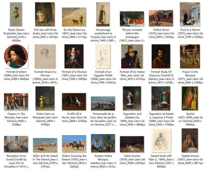 156 Painting Images by Jean-Léon Gérôme French, 1824-1904 - Tibetan Buddhist thangka, view 4