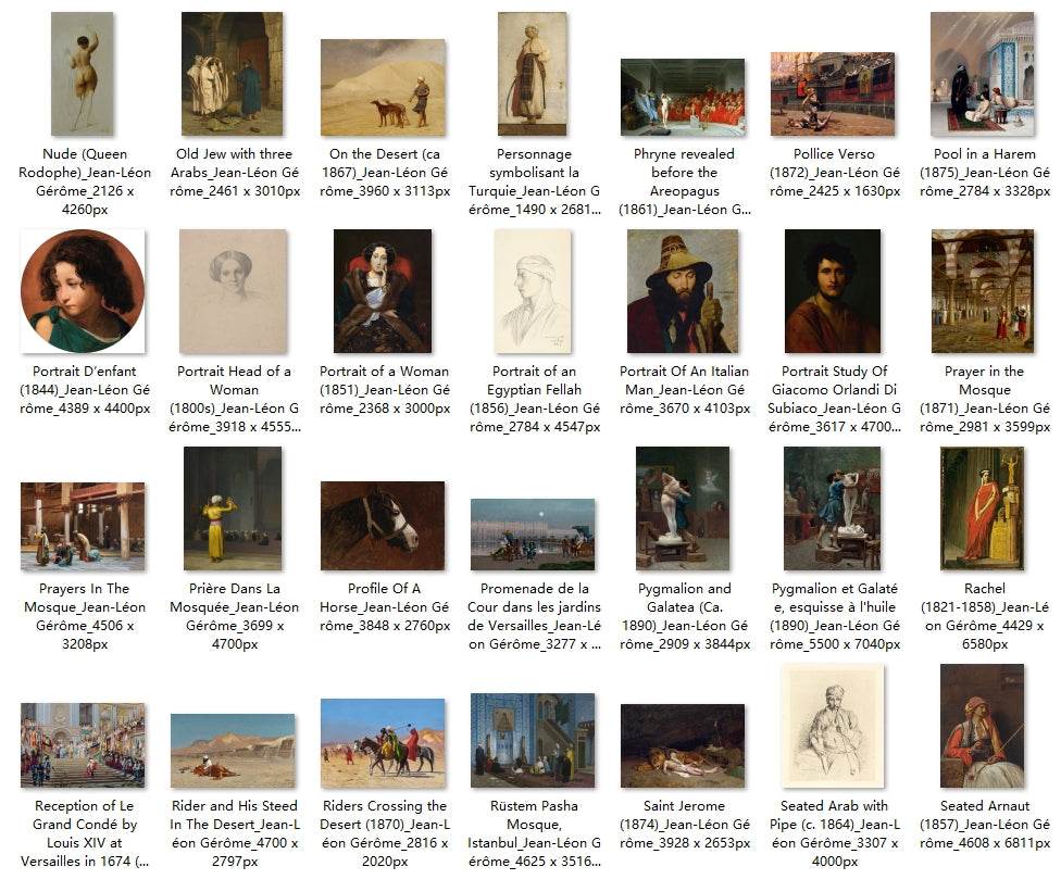 156 Painting Images by Jean-Léon Gérôme French, 1824-1904 - Tibetan Buddhist thangka, view 4