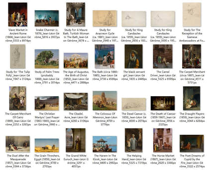 156 Painting Images by Jean-Léon Gérôme French, 1824-1904 - Tibetan Buddhist thangka, view 5