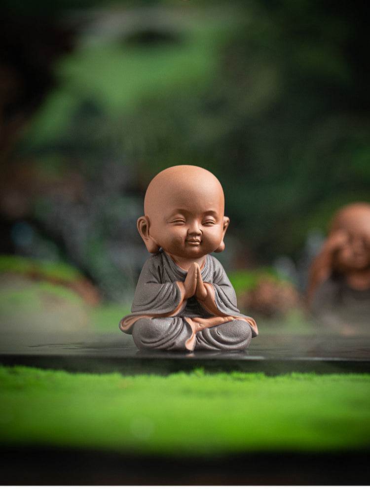 Purple Sand Meditation Buddha Statues - Tibetan Buddhist statue, view 21